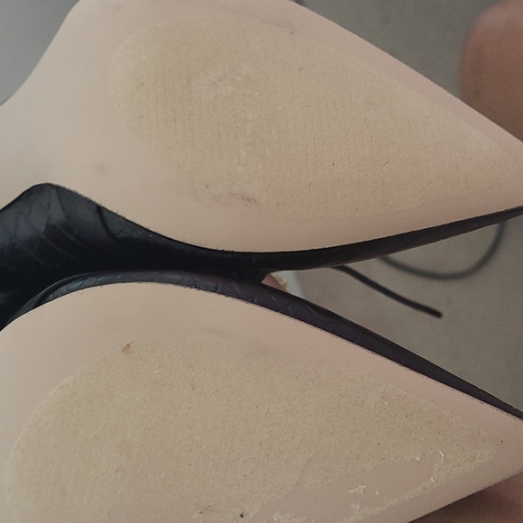 Really sexy and cute black boots with chain fr shoes dazzle sz 12. - Picture 4 of 4